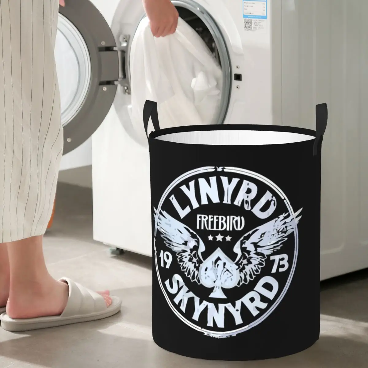 

Складные корзины для белья с логотипом Free Bird L-Lynyrd-S, корзина для хранения грязной одежды, игрушек, большая водонепроницаемая сумка