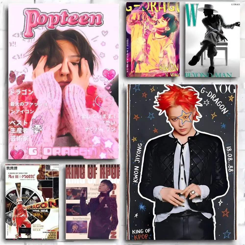 KPOP-SINGER-KING-JIYONG-G-GDRAGON Poster Art Print Anime Sty