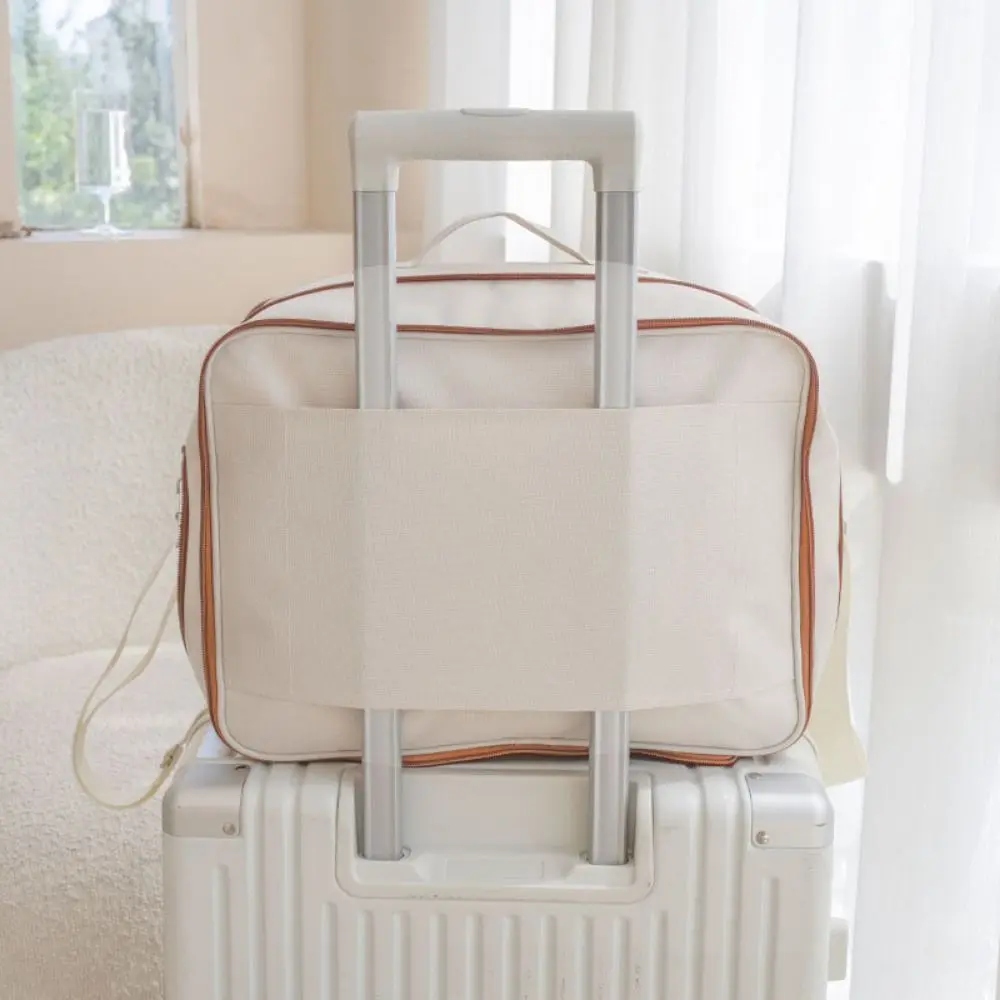 Креативная мультяшная сумка с капибарой, кавайная дорожная спортивная сумка на молнии, портативная водонепроницаемая сумка для багажа с капибарой, подходит для багажа