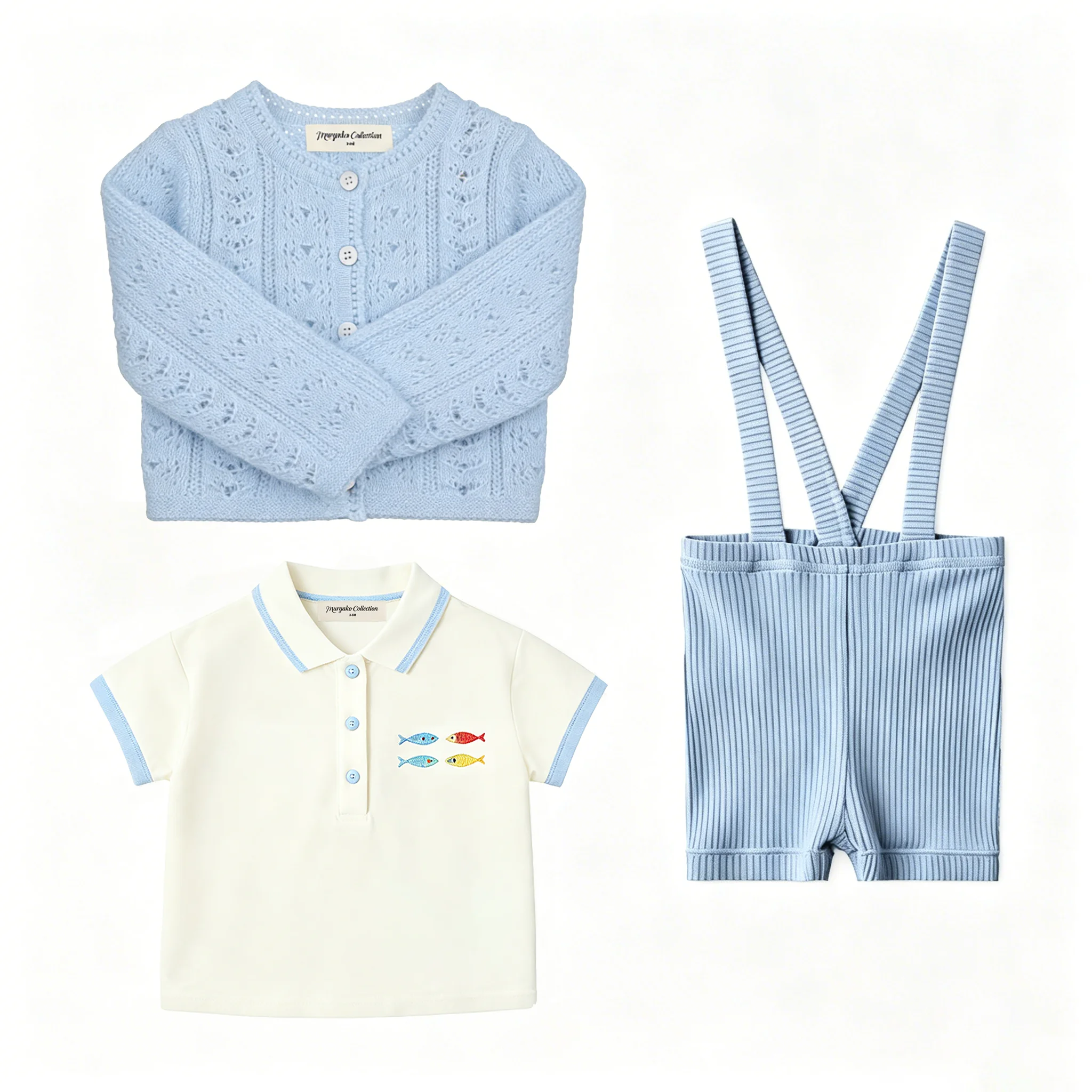 roupas-para-meninos-pequenos-camiseta-fofa-de-manga-curta-shorts-com-suspensorio-roupas-infantis-para-meninas