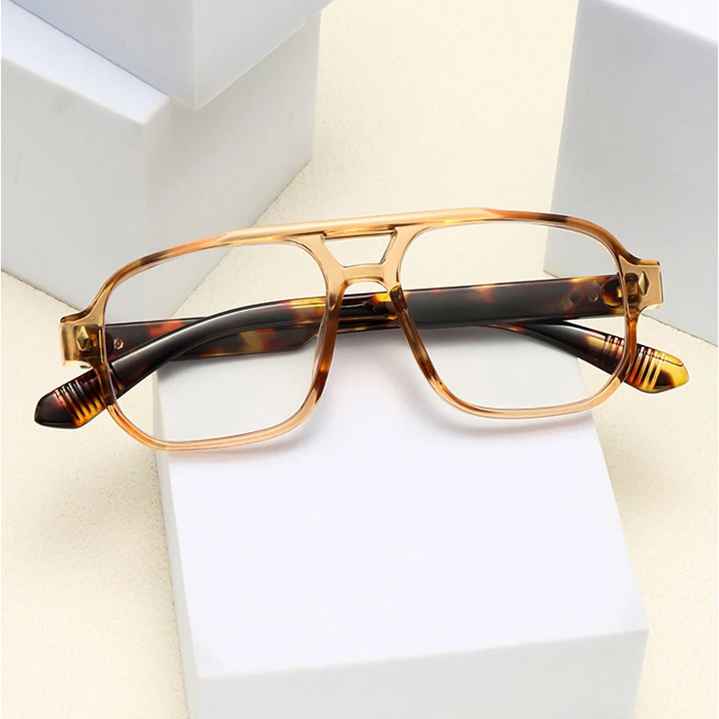 Square Frame Eyeglasses, Trendy Vision Glasses