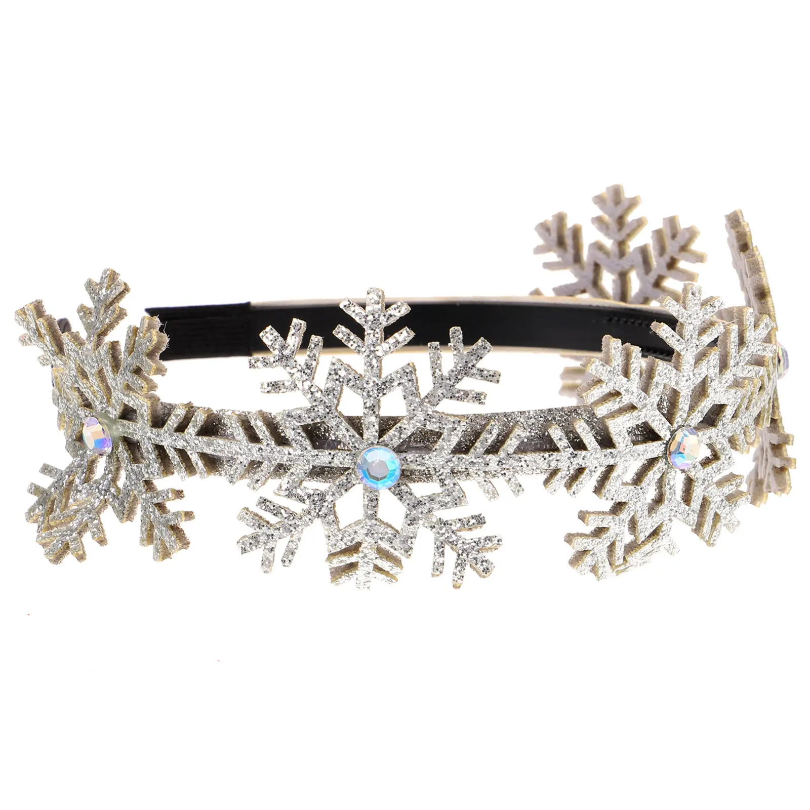 

Xmas Snowflake Hair Hoop for Festive Party Headband Christmas Hair Accessories Holiday Festival Headwear Decorative Photo