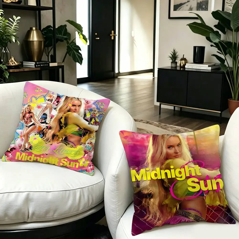 Zara Larsson Midnight Sun Pillow Cover for Bedroom Room and Living Room Sofa Decorative Cushion Cover