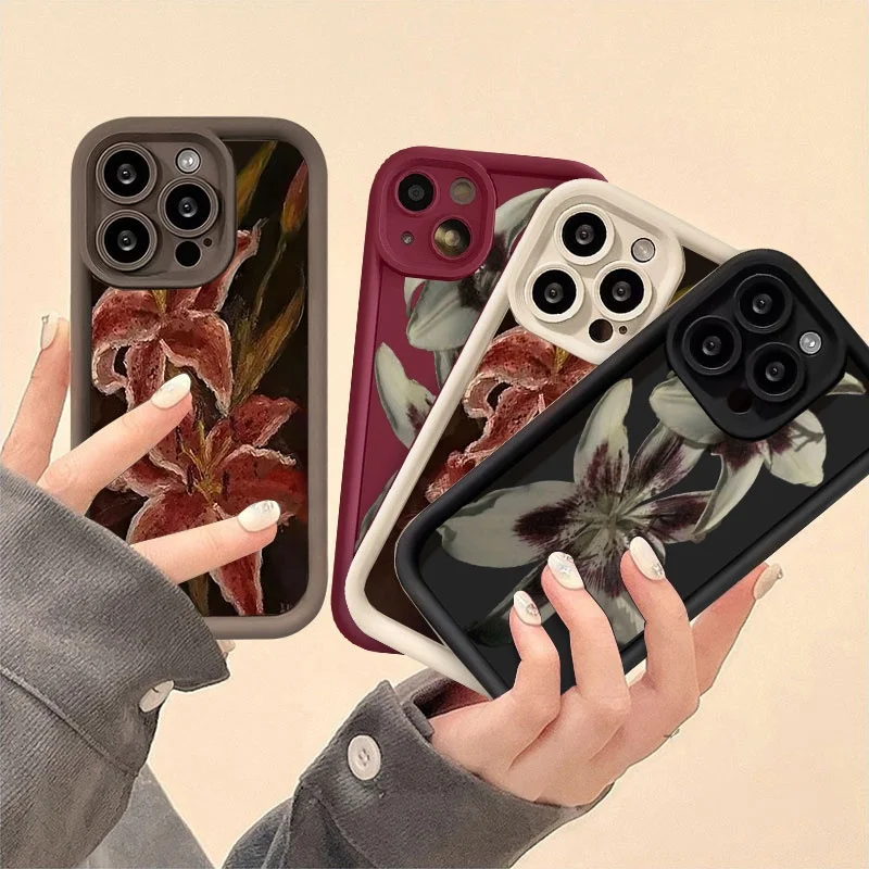 الحبر غسل زهرة جراب هاتف ل ممن لهم رينو 14F 11F 12F 13F 14 13 برو 11 12 10 برو زائد 8T 4 5 6 7 8 برو 6Z 5Z لينة غطاء سيليكون