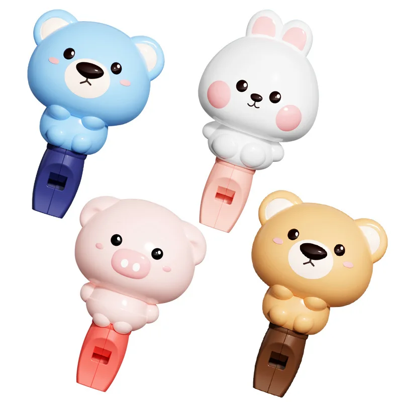 Children's Whistles Toys Baby Professional Pronunciation Trainer Cartoon Small Animal Whistle Musical Instrument Toys Baby Gifts