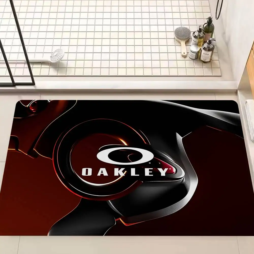 O-Oakleys Logo Door Mat Room Bedroom Decoration Balcony Anti-Slip Doormat Living Room Doormat Area Rug