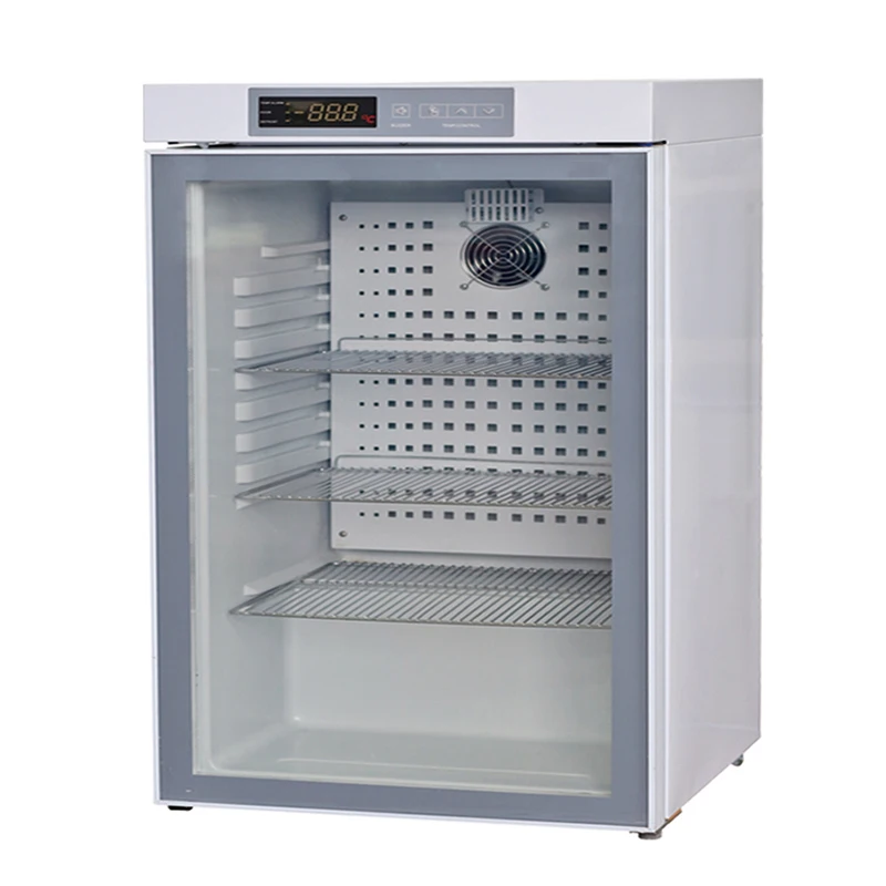 Refrigerador congelador para laboratorio, refrigerador de 50L 2-8C Celsius para laboratorio médico, Hospital