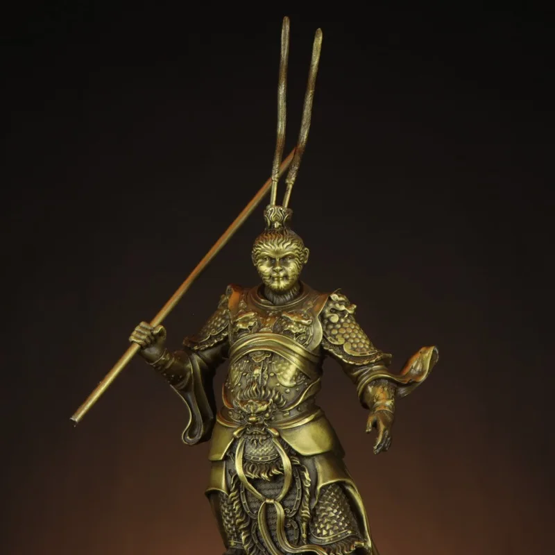 Brass , Great Sage Equaling Heaven, Dragon-Embracing Sun Wukong, The Fighting Buddha, A Decorative Piece For H