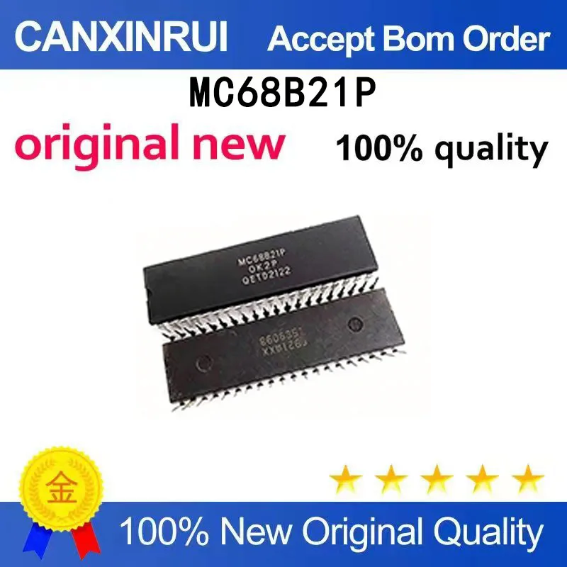 

(5-100 pieces)Brand new original MC68B21P direct insertion DIP-40 microcontroller chip IC
