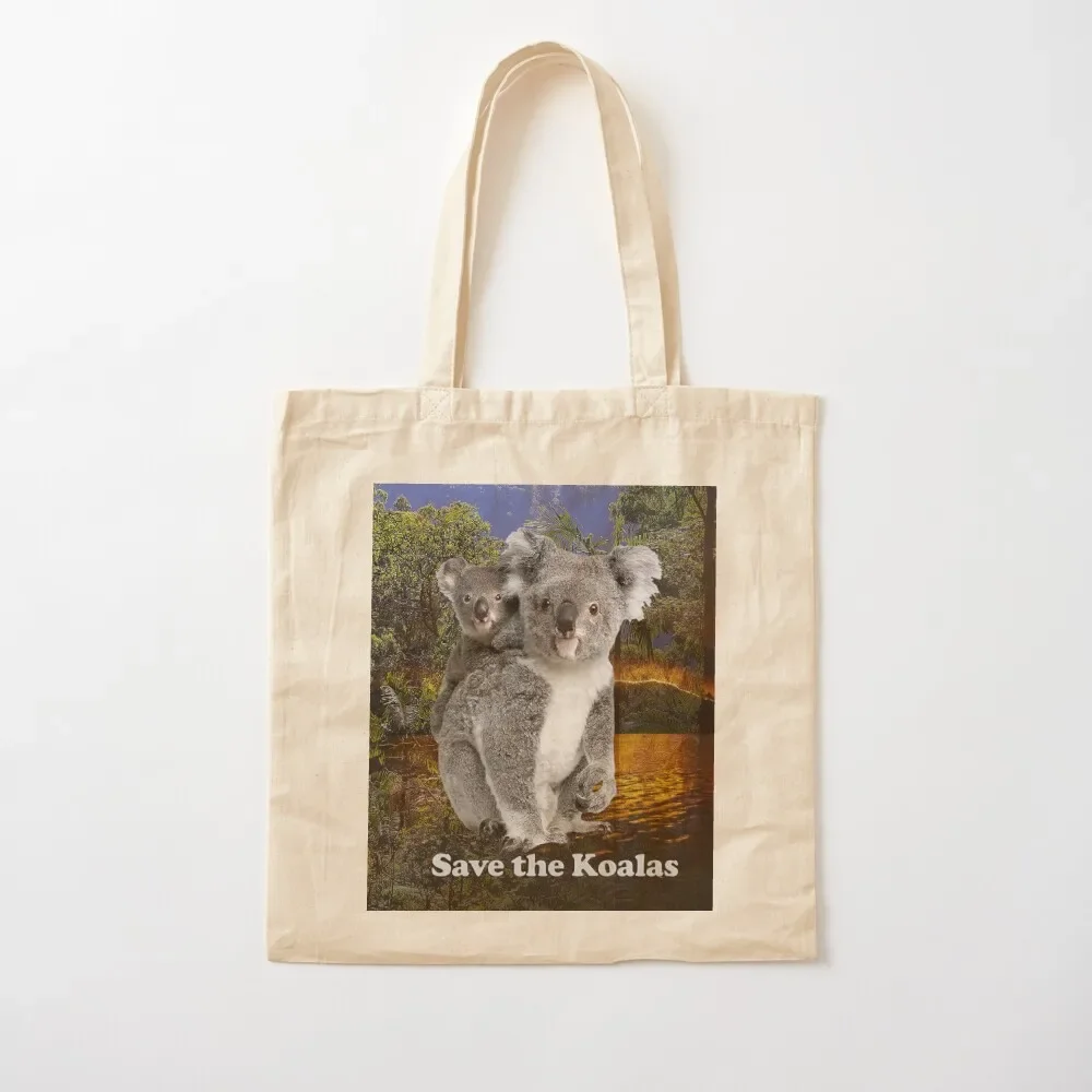 

Save the Koalas Tote Bag Gift bags reusable grocery bags Tote Bag