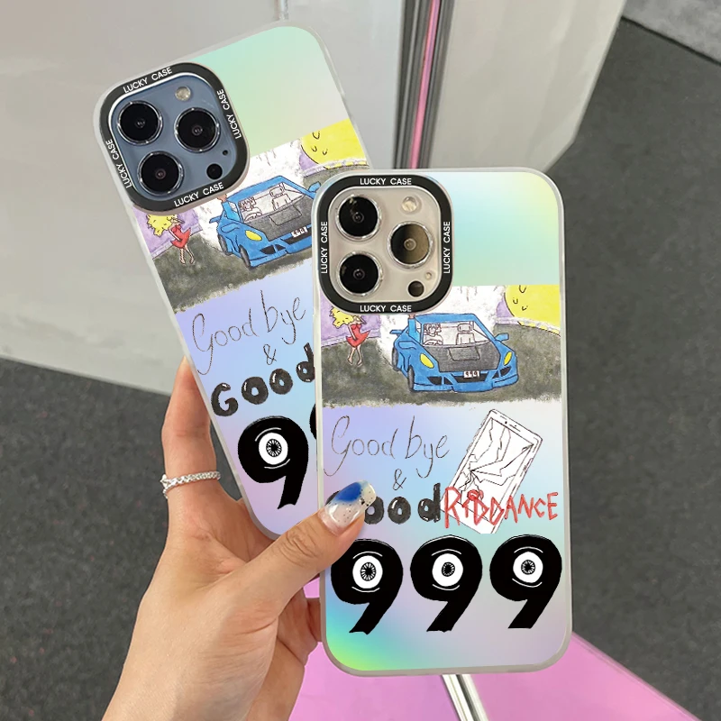 Cartoon Pattern  Full-package  Shockproof Gradual Discoloration Phone Case  for IPhone16 15 14 13 11 12 Pro Max soft  back Cover