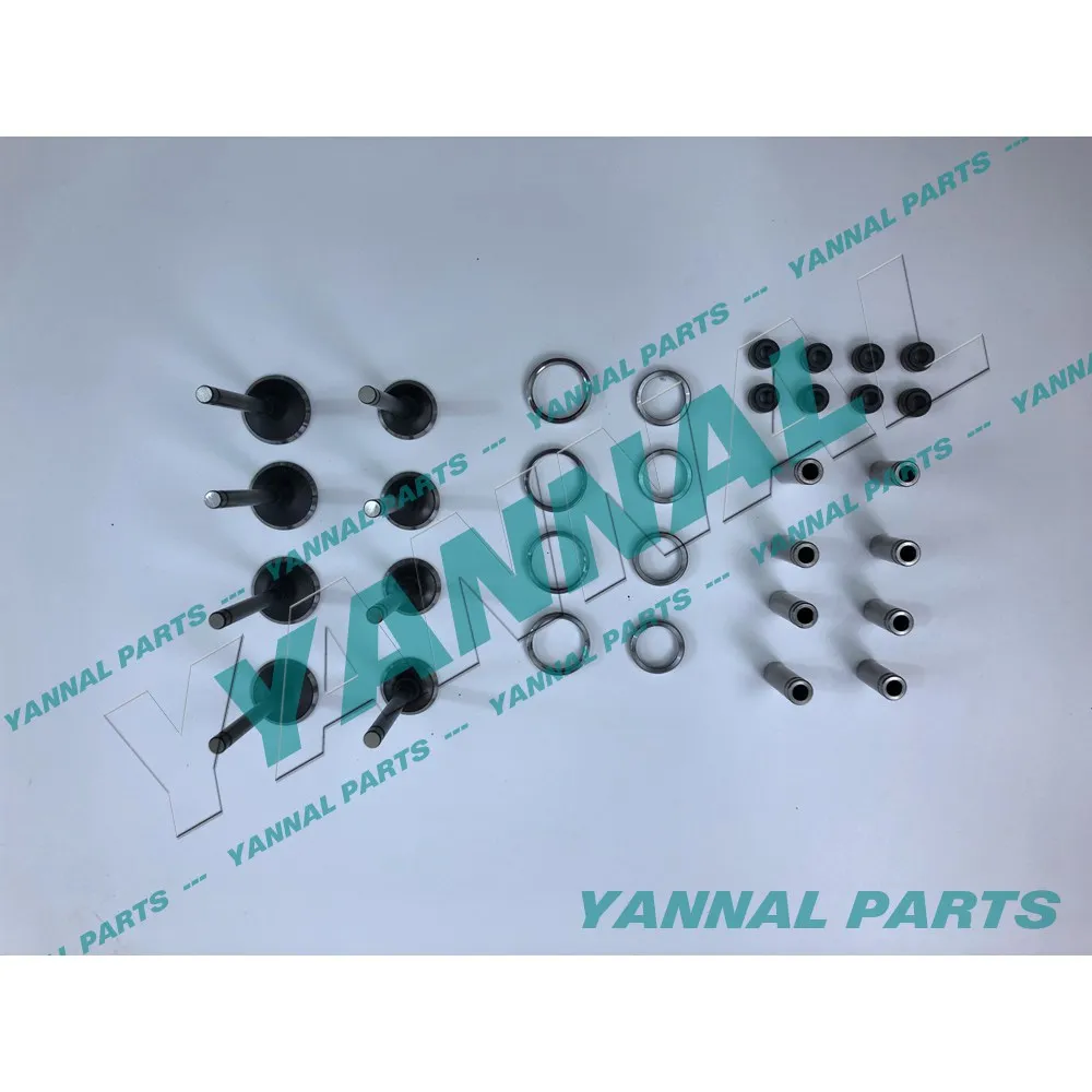 HOT SALE 1 SET ENGINE VALVE GUIDE SEAT INTAKE VALVE & EXHAUST VALVE FOR KUBOTA V2403