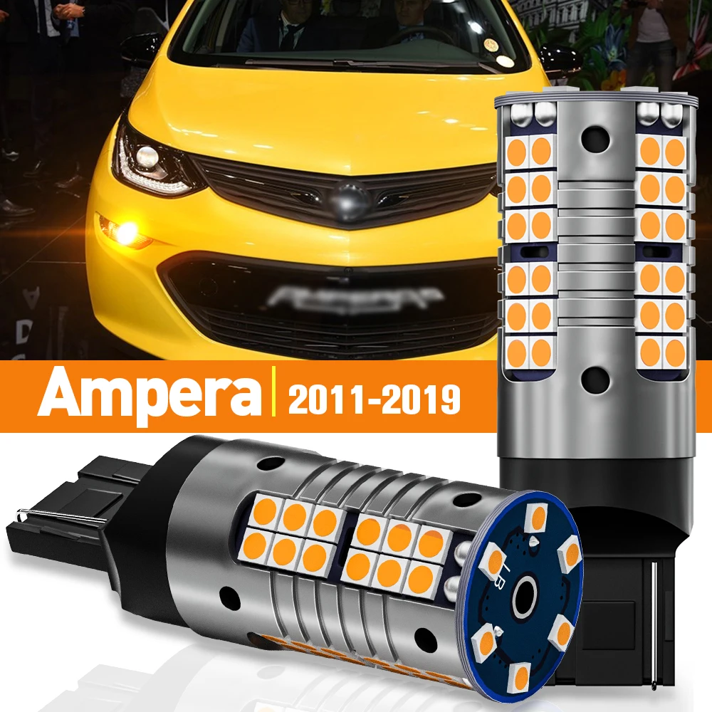 2pcs LED Front Turn Signal Light For Opel Ampera e 2011-2019 2012 2013 2014 2015 2016 2017 2018 Accessories Canbus Lamp