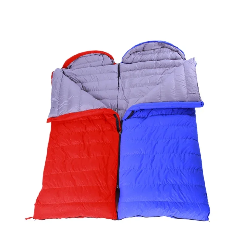 Outdoor camping spliceable down sleeping bag adult lunch break fishing envelope sleeping bag