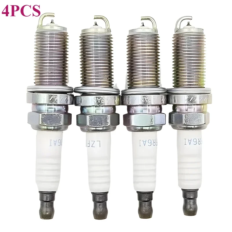 

4pcs MN158596 LZFR6AI 3656 Spark Plug for Mitsubishi Lancer Outlander 2004-2006 Galant 2004-12 Eclipse 2006-12 2.4L