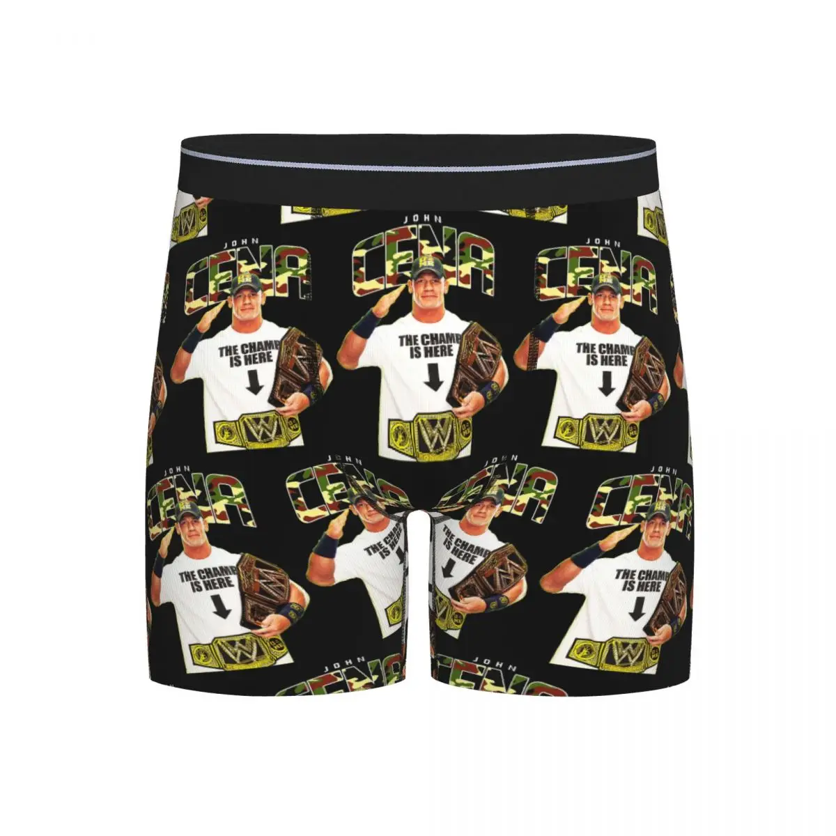 

Длинные трусы-боксеры, шорты John Cena Respect Earn It, трусики-боксеры с героями мультфильмов, мужское нижнее белье для Homme, мужские подарки бойфренду