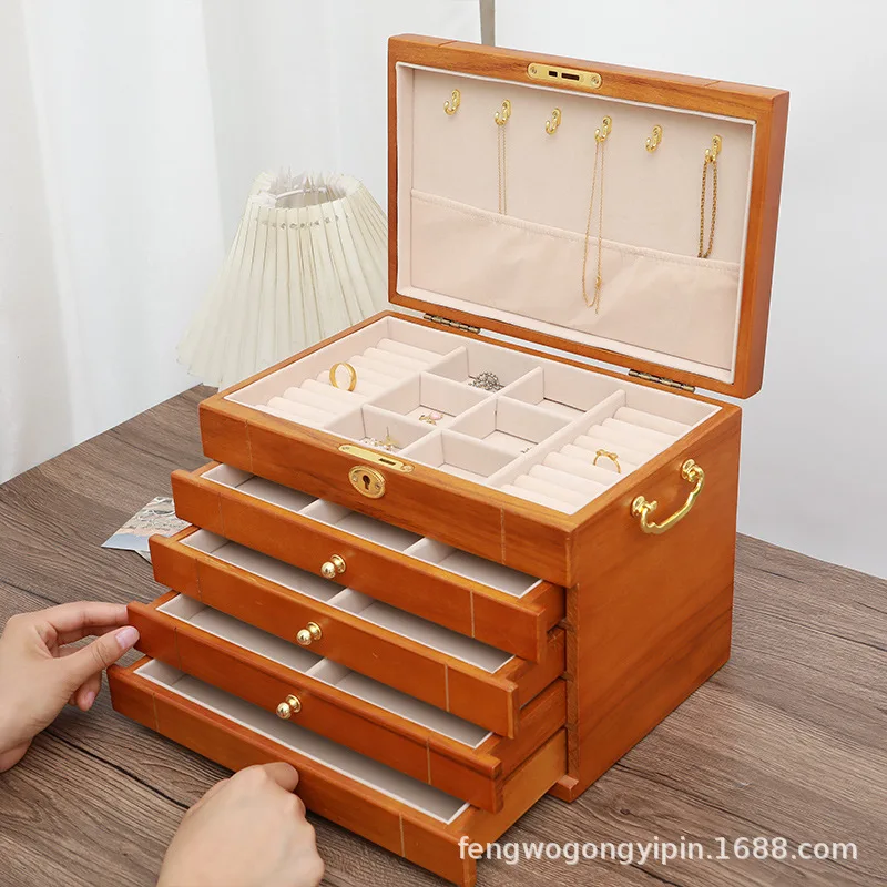 

WOOD Jewelry Box storage box Organizer box organizers storage jewelry organizer Storage box organizer box Containers