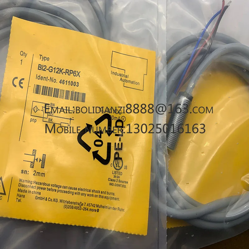 

Новый датчик приближения BI2-G12K-RP6X BI2-G12K-RN6X Гарантия один год В наличии