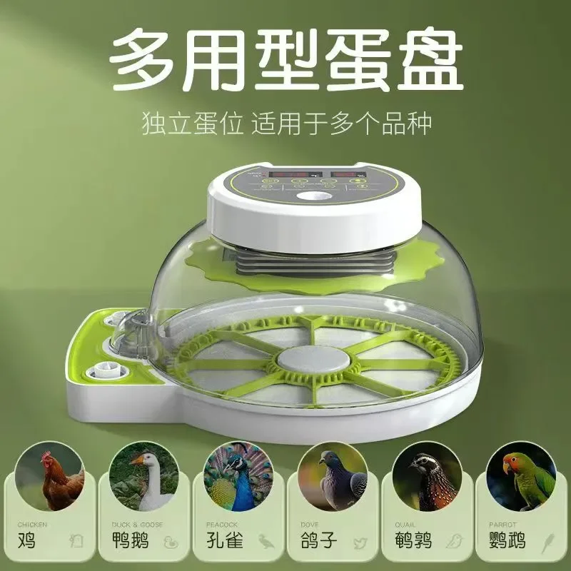 Small Household Parrot Pigeon Chick Incubator Constant Temperature Egg Hatcher for Home Farm Use Automatic Control Device