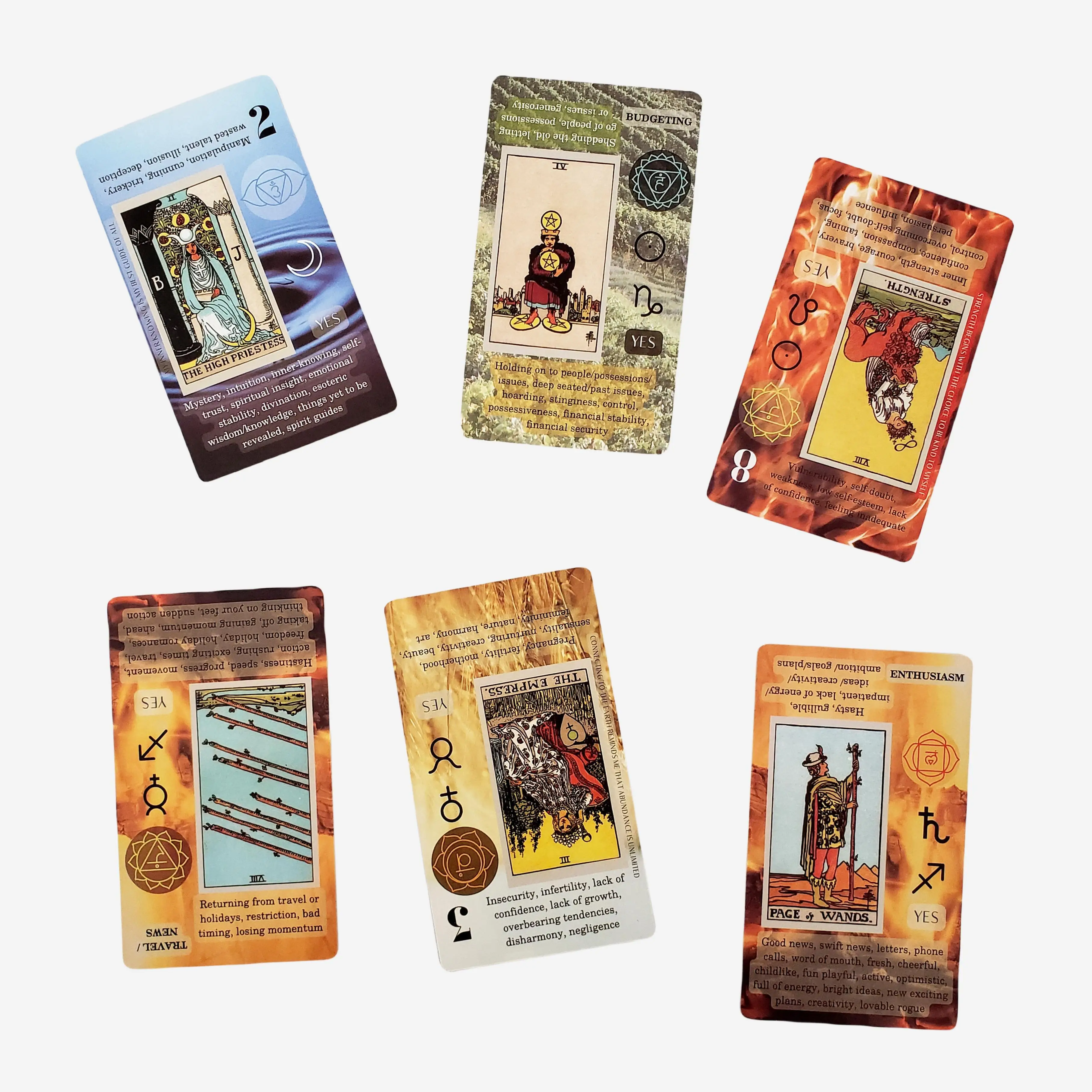 Learning Tarot With Meaning On It Decks 10.3x6cm High Quality 78pcs Cards Divination Board Games Party Entertainment Games