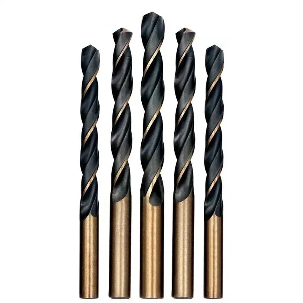 

8pcs Cobalt HSS Drill Bit 3mm-10mm For Stainless Steel Drilling Metalworking Round Shank High Hardness Power Tool Parts