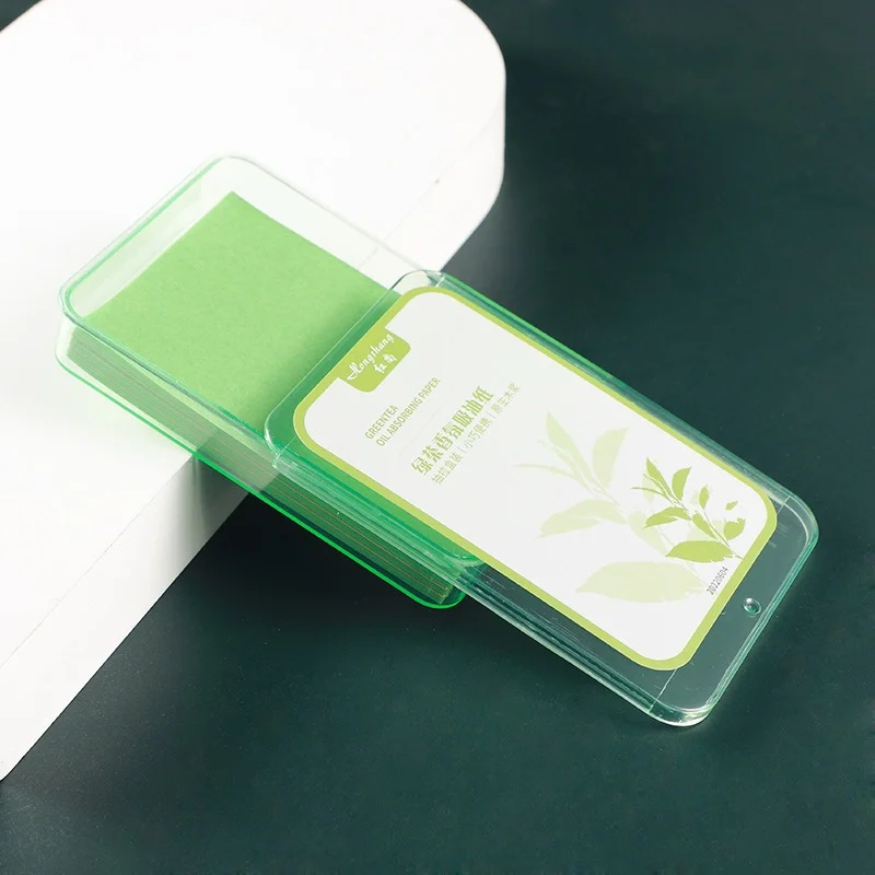 Feuilles absorbantes d'huile pour le visage, boîte de 300 feuilles - Unisexe, outil portable de cont