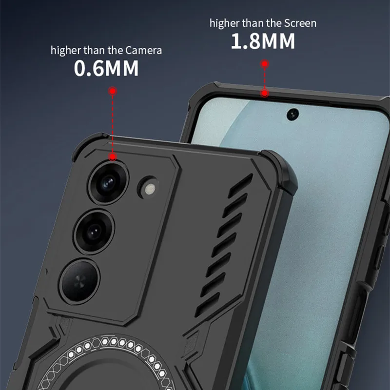 حافظة لهاتف Realme 14x 5G لهاتف Realme 14 Pro Plus 14 14x 14T 5G غطاء عالمي لتبديد الحرارة درع ممتص للصدمات لهاتف Realme 14x