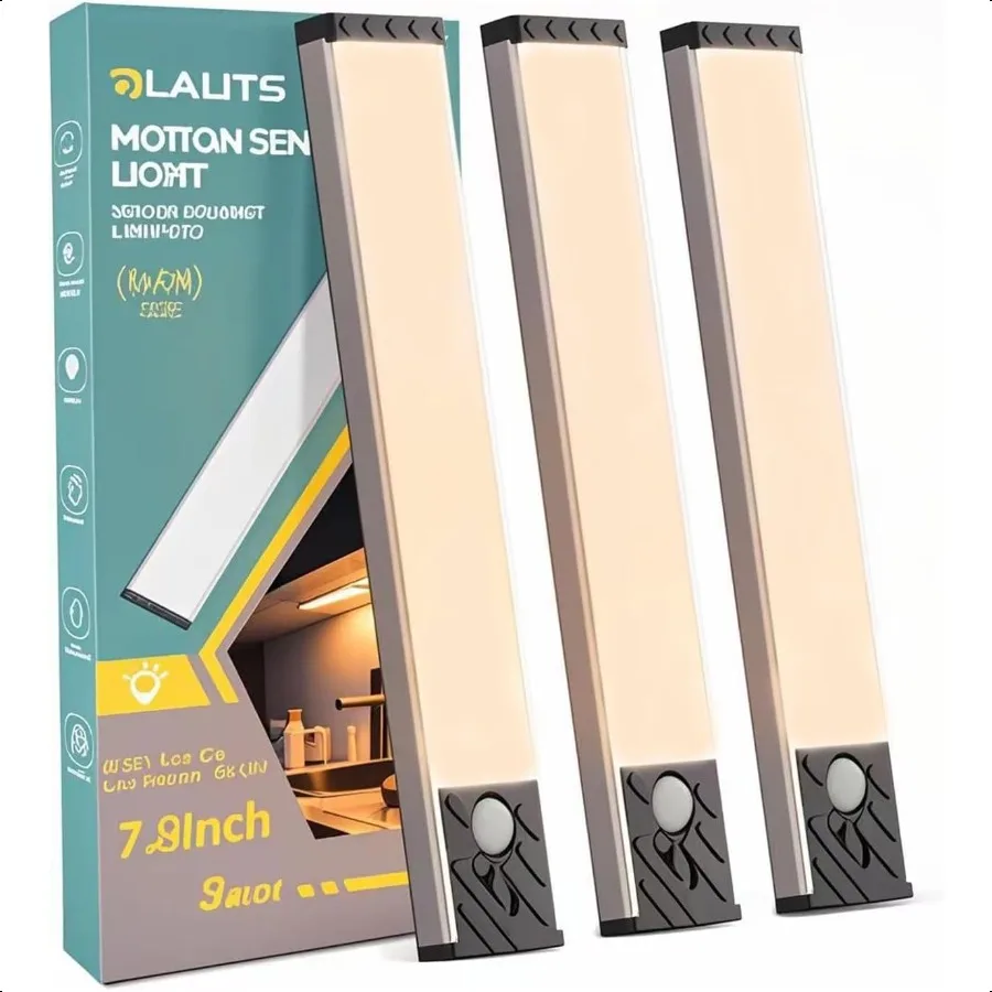 

Under Cabinet Lighting Motion Sensor Light Indoor Rechargeable Closet Lights Dimmable Under Cabinet Lights Magnetic LED Lights