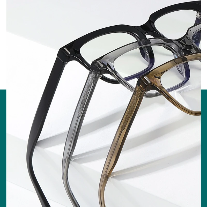 GOOJEE новые модные очки TR90 в квадратной оправе, фотохромные очки для чтения, анти-синие лучи, оптические очки для близорукости