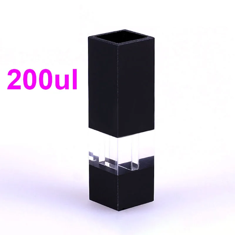 

200ul Quartz micro fluorescence cuvette cell Central Height15mm