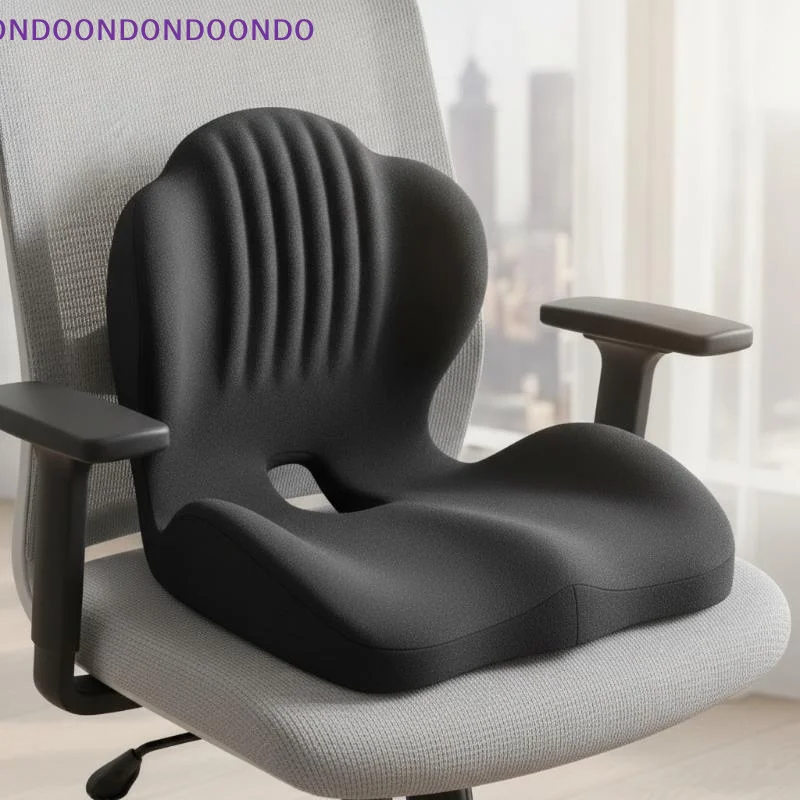 Soft Memory Foam Lumbar Support Cushion Ergonomic Posture Corrector for Office Car Home Daily Use