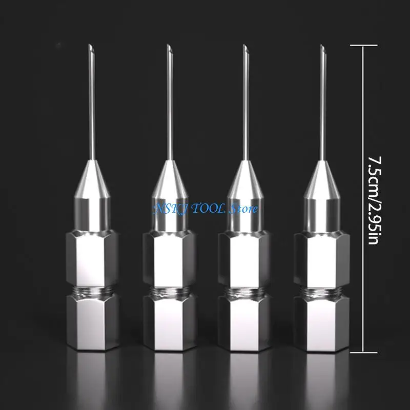 L8RC Grease Injection Tip Filter Equipped Smooth Oil Flows Grease Needle Dispenser