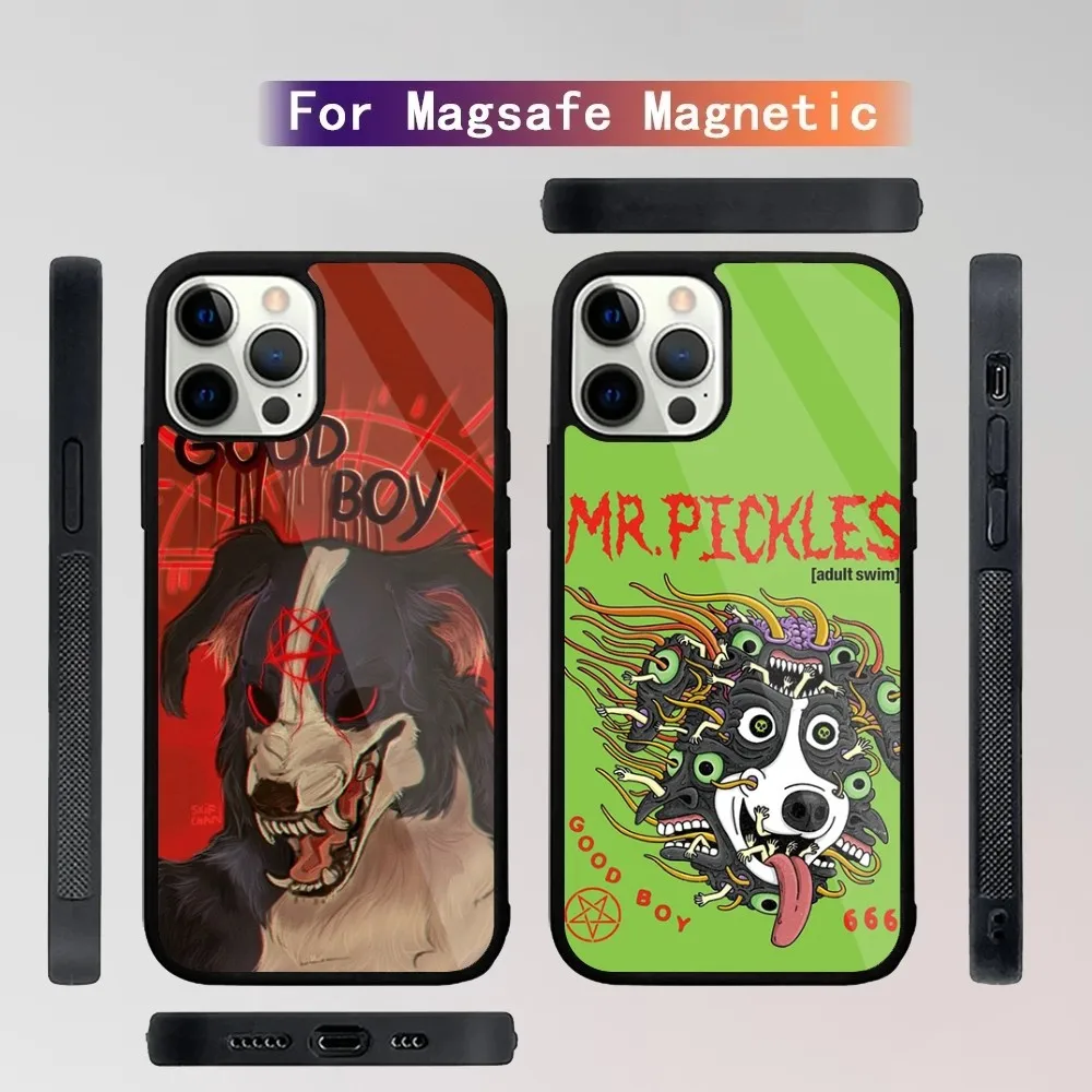 

Mr P-Pickles Phone Case For iPhone 15,14,13,12,11,Plus,Pro,Max Mini Magsafe Magnetic Wireless Charging