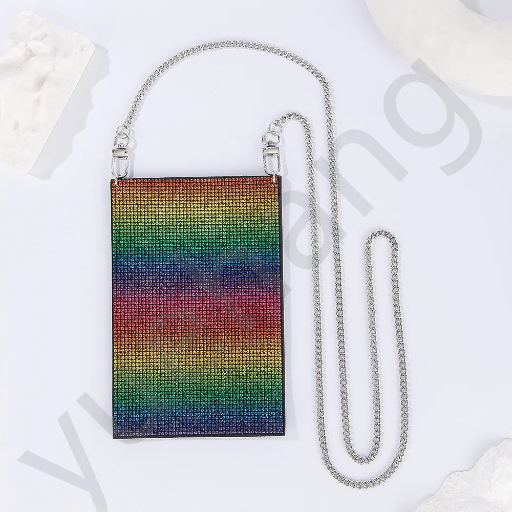 Rhinestone studded fashionable women's bag versatile crossbody bag for women's mobile phone bulin bulin  bag casual versatile G1