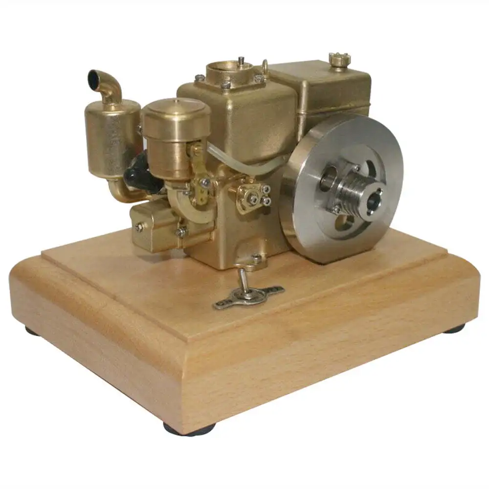 Mini IC Engine Retro 4 Stroke Water Cooled  Internal Combustion Engine Model Color Box