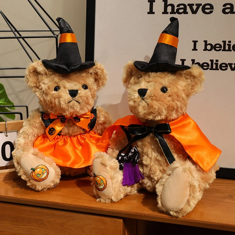 

Halloween Dress up Teddy Bear Plush Toy - Suitable for Halloween Gifts - Best Gift for Friends, Halloween Party Props