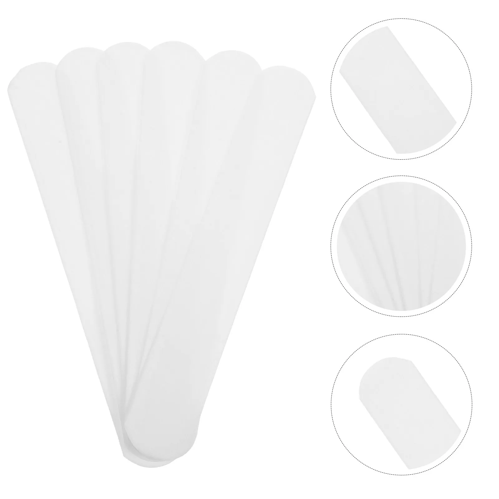

50Pcs Hat Sweat Pads Absorbent Sweat Liners Breathable Adhesive Collar Protection Strips for Hats Caps Clothes
