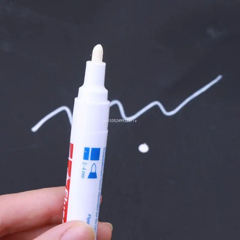 4 Pcs White Grout Repair Marker with Replacement Nib Tip Tile Marker Repair Pens for Renew, Repair, Tile Grout