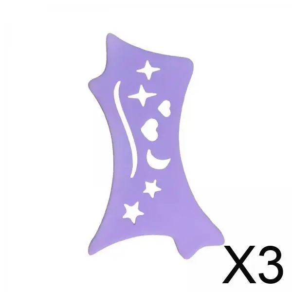 Multifunctional Eye Makeup Aid Silicone Eyeliner Stencils for Quick Eyeliner Pencil Pen Drawing for Girls