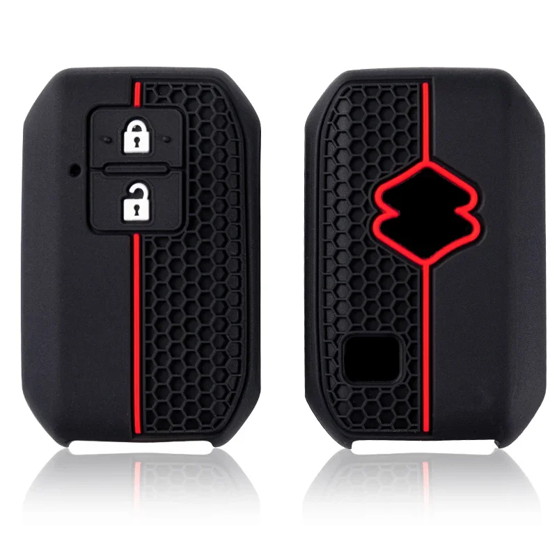 سيليكون حافظة مفاتيح السيارة غطاء لسوزوكي سويفت واجون R جيمي سييرا سباسيا Ertiga 2 أزرار السيارات مفتاح فوب قذيفة حماية الملحقات #1