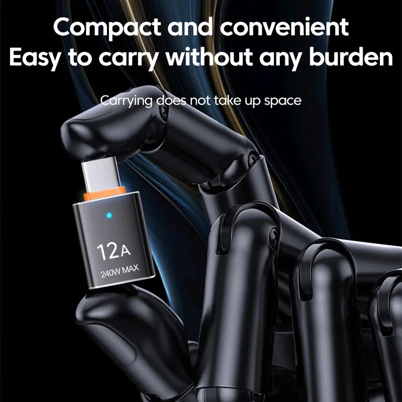 12A Type C OTG Adapter  C to USB A Charger  Connector  3.0 for Laptop Xiaomi Samsung Macbook 10Gbps Type-c