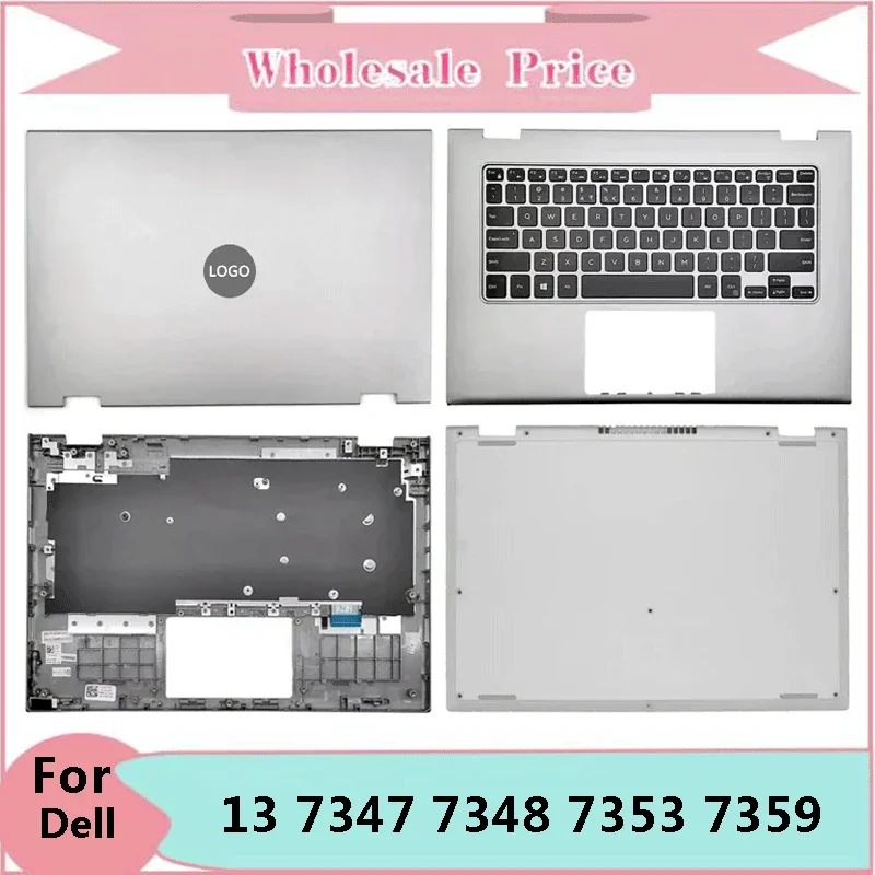 

New For Dell Notebook Inspiron 13 7347 7348 7353 7359 Laptop LCD Back Cover Front Bezel Upper Palmrest Bottom Base Case Keyboard