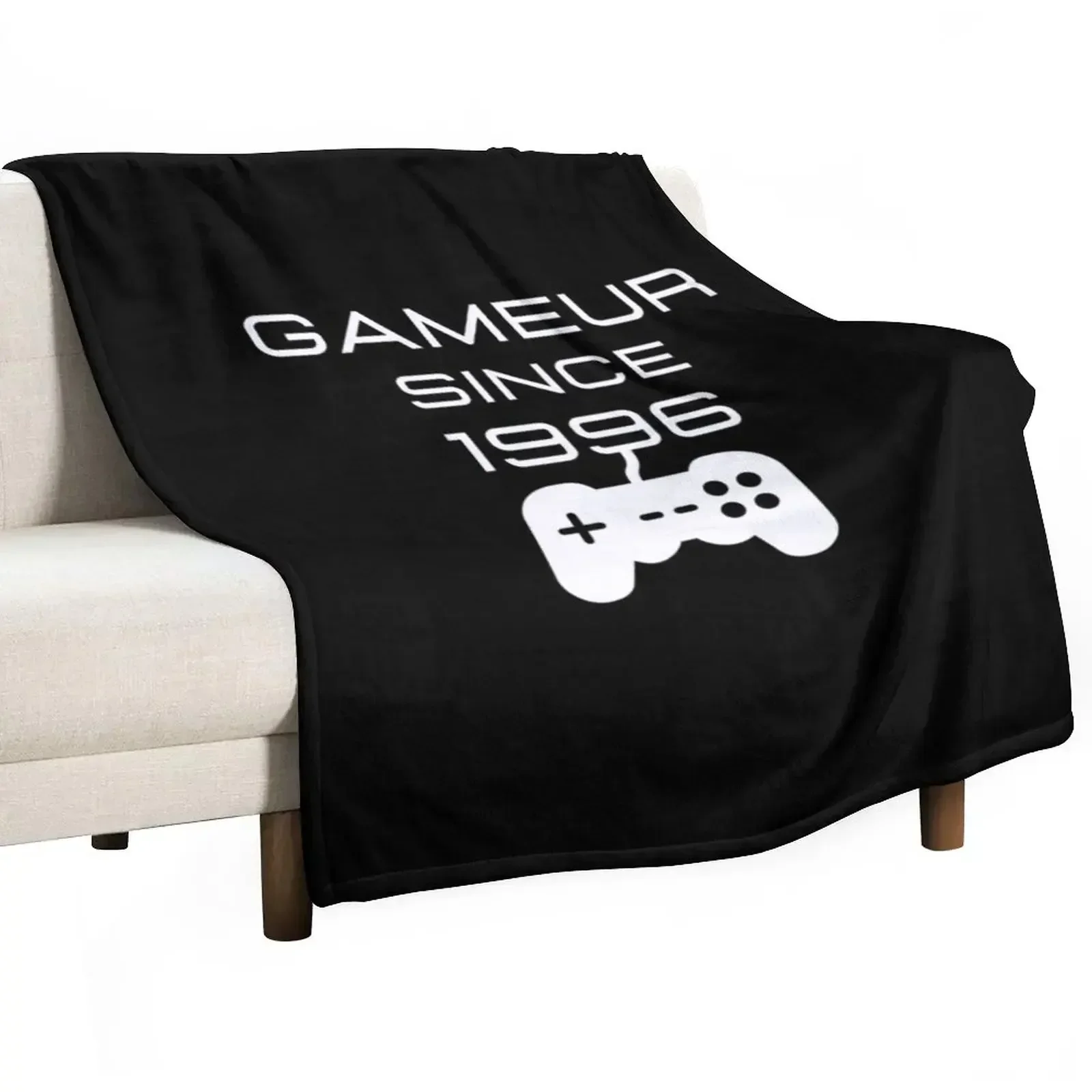 Gamer since 1996! Original geek gift idea Throw Blanket bed plaid Quilt For Baby for winter Bed Fashionable Blankets