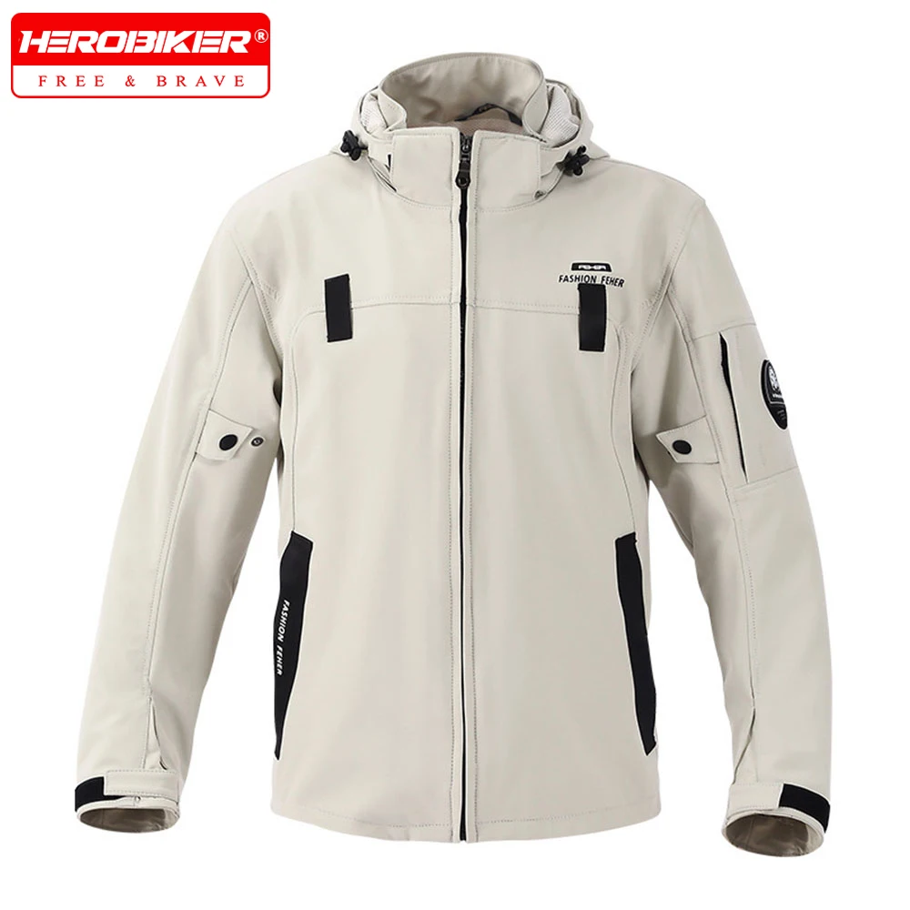 Motorcycle Jacket Men Windproof Women Warm Motorbike Outdoor Riding Protective Clothing Reflective Anti Drop Motocross Jacket