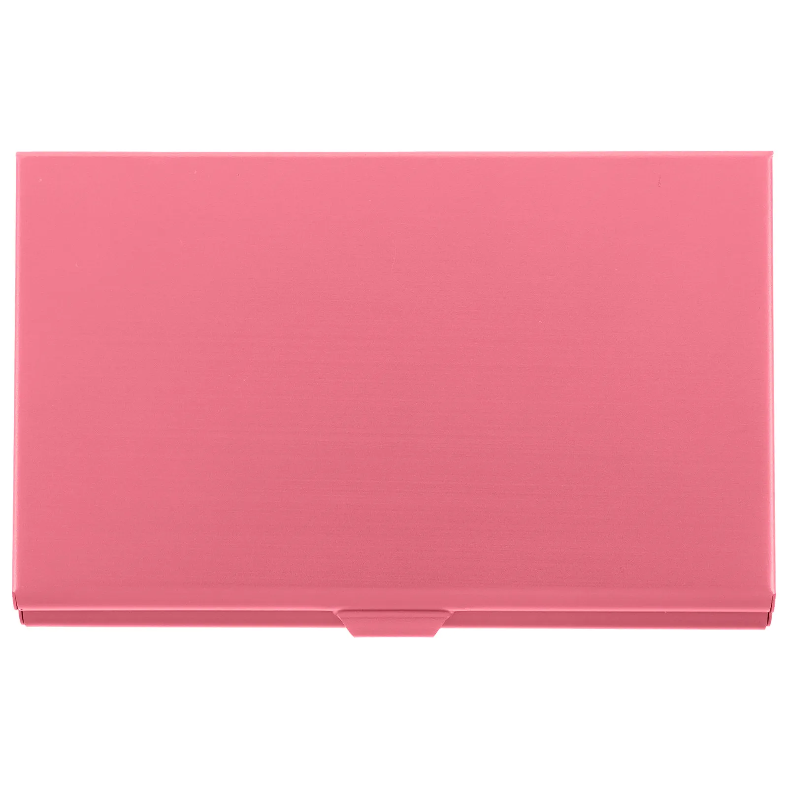 Aluminum Business Card Organizer Stylish Portable Card Holder Metal Wallet for Women Men Bank Id Cards with Mirror