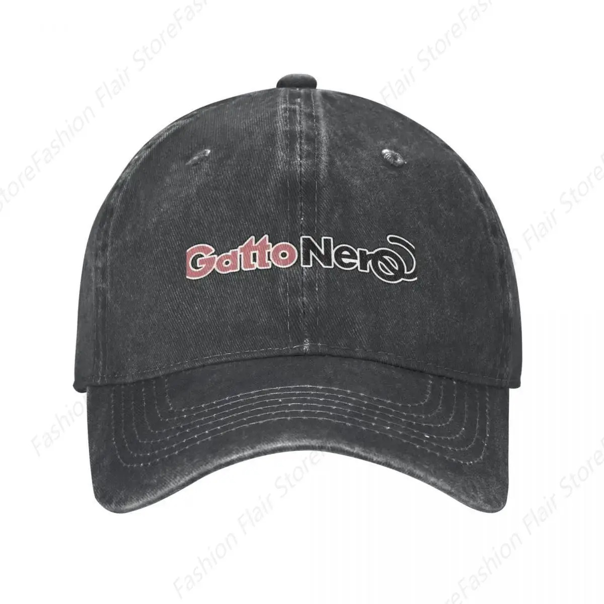 Neo The World Ends With You – Gatto Nero Cowboy Hat Anime Male Custom Cap Golf Hat Women'S Golf Wear Men'S