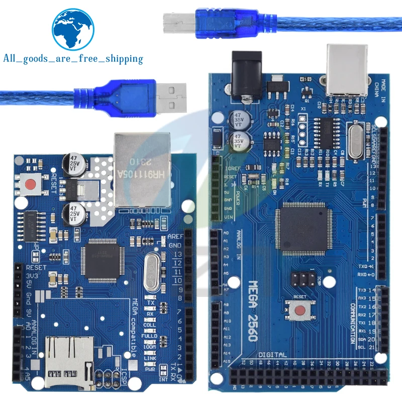 tzt-unor3-ethernet-w5100-network-expansion-board-sd-card-shield-for-arduino-with-mega-2560-r3-mega2560-rev3