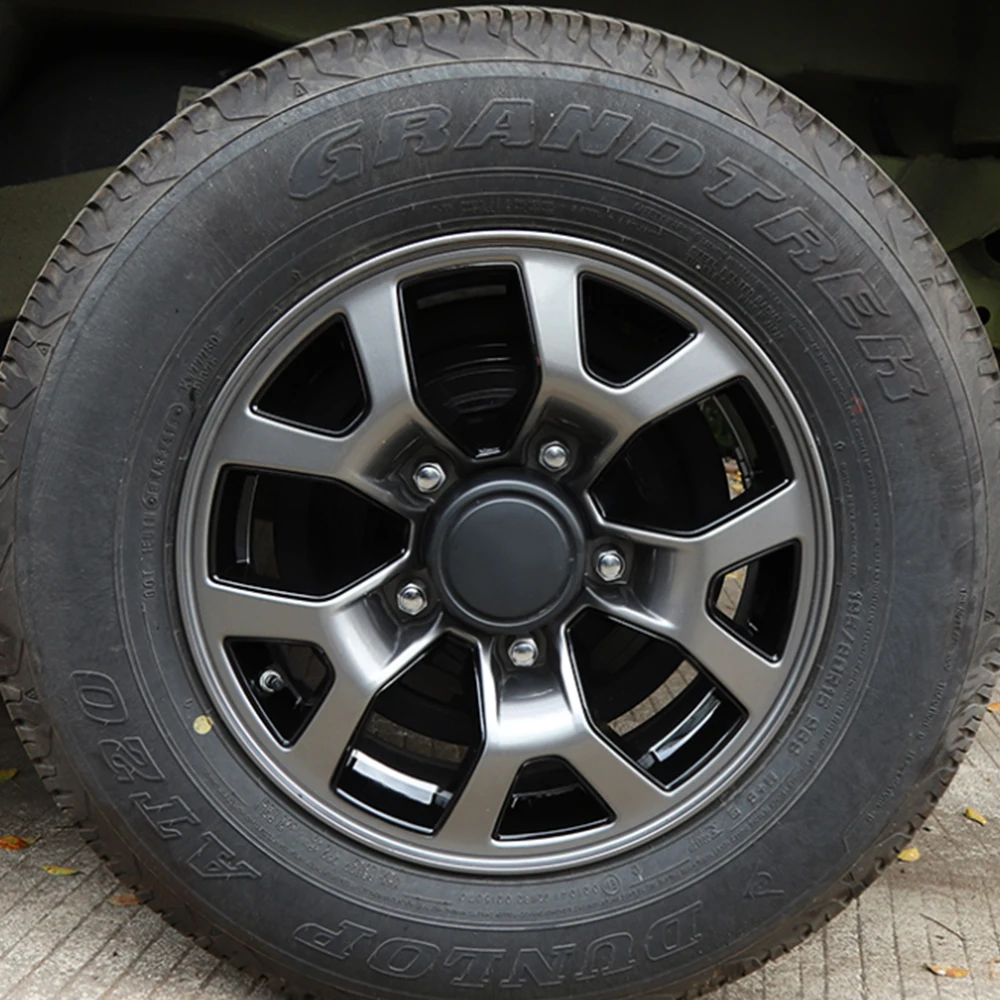Car Wheel Hub Tire Rim Decoration Cover Frame Trim Stickers for Suzuki Jimny JB64 JB74 2019-2023 Exterior Styling Accessories