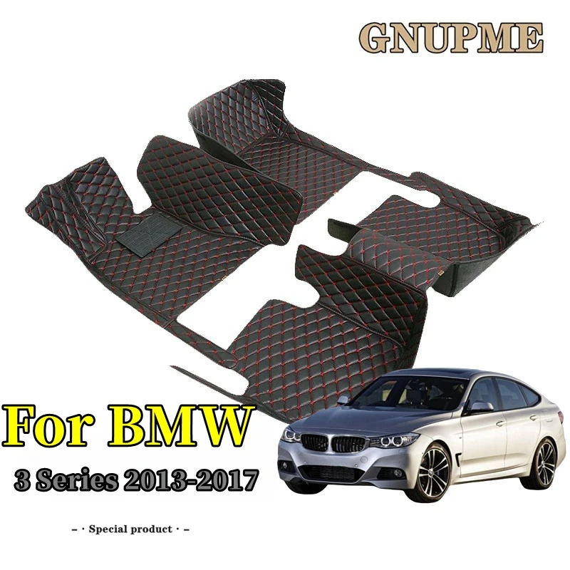 

GNUPME Custom Car Floor Mats For BMW 3 Series 2013 2014 2015 2016 2017 2013-2017 Years Auto Carpets Foot Coche Accessorie