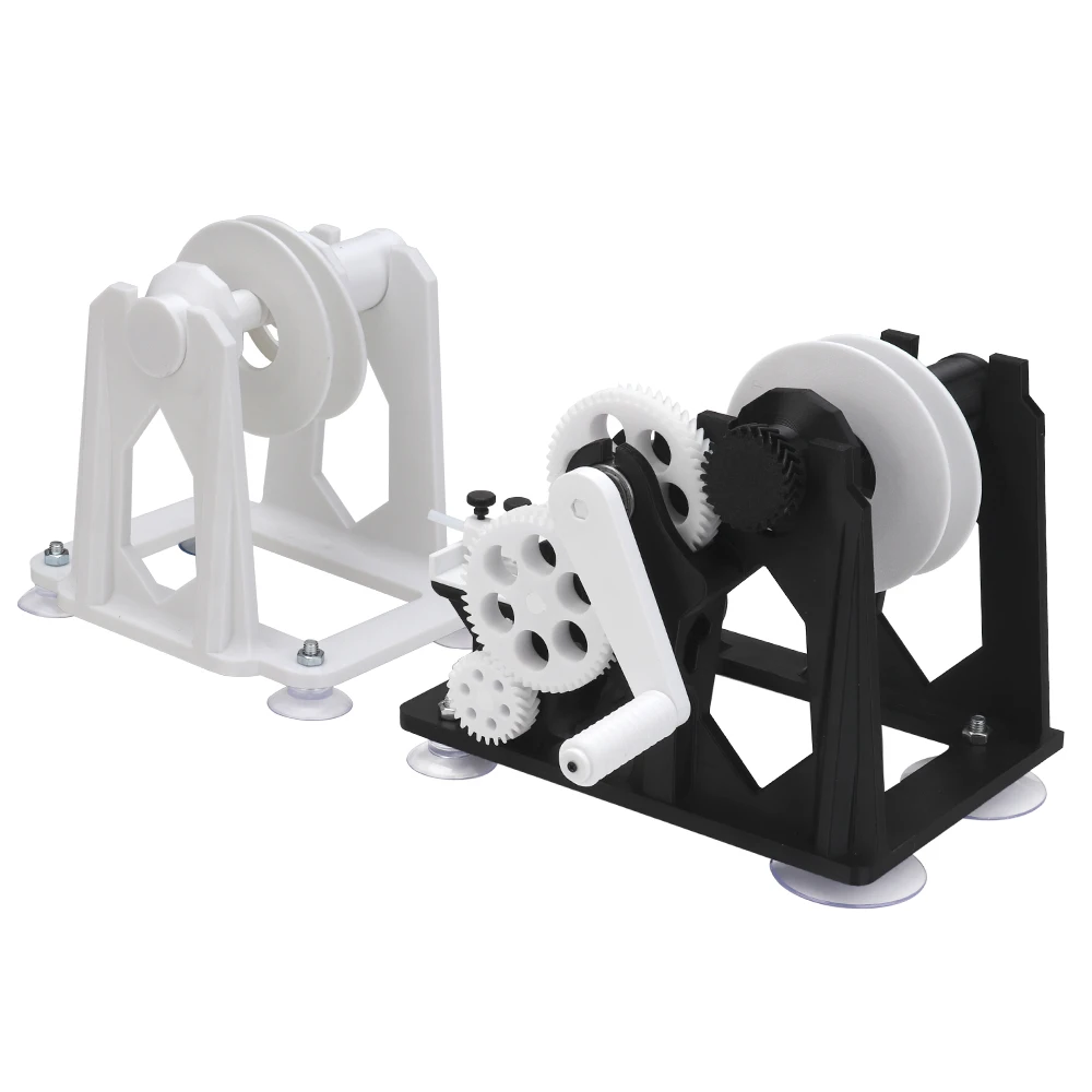 Hand Crank Filament Winder for 3D Printer, PETG DIY Spool Coiler Printing Consumable Roll Storage Organizing Tool